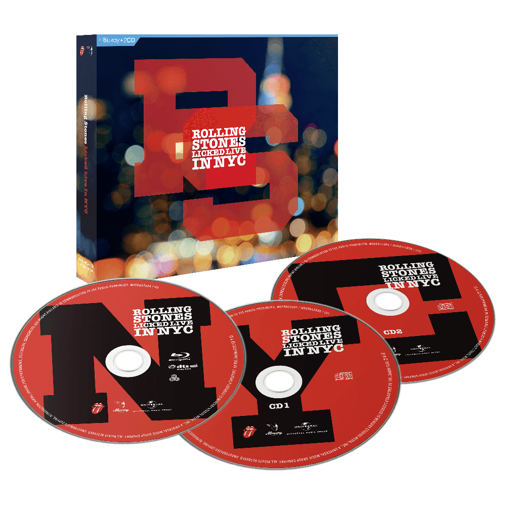 Rolling Stones: Licked Live in NYC Blu-Ray/2CD