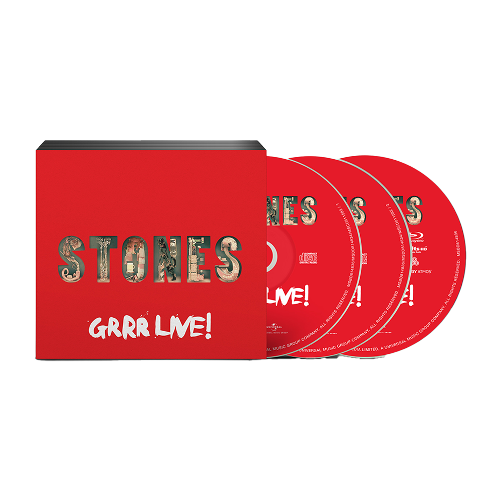 Rolling Stones: GRRR Live! Blu-Ray/2CD