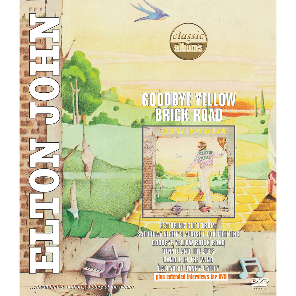 Elton John: “Goodbye Yellow Brick Road” Classic DVD - Mercury Studios Store, image size:1000x1000