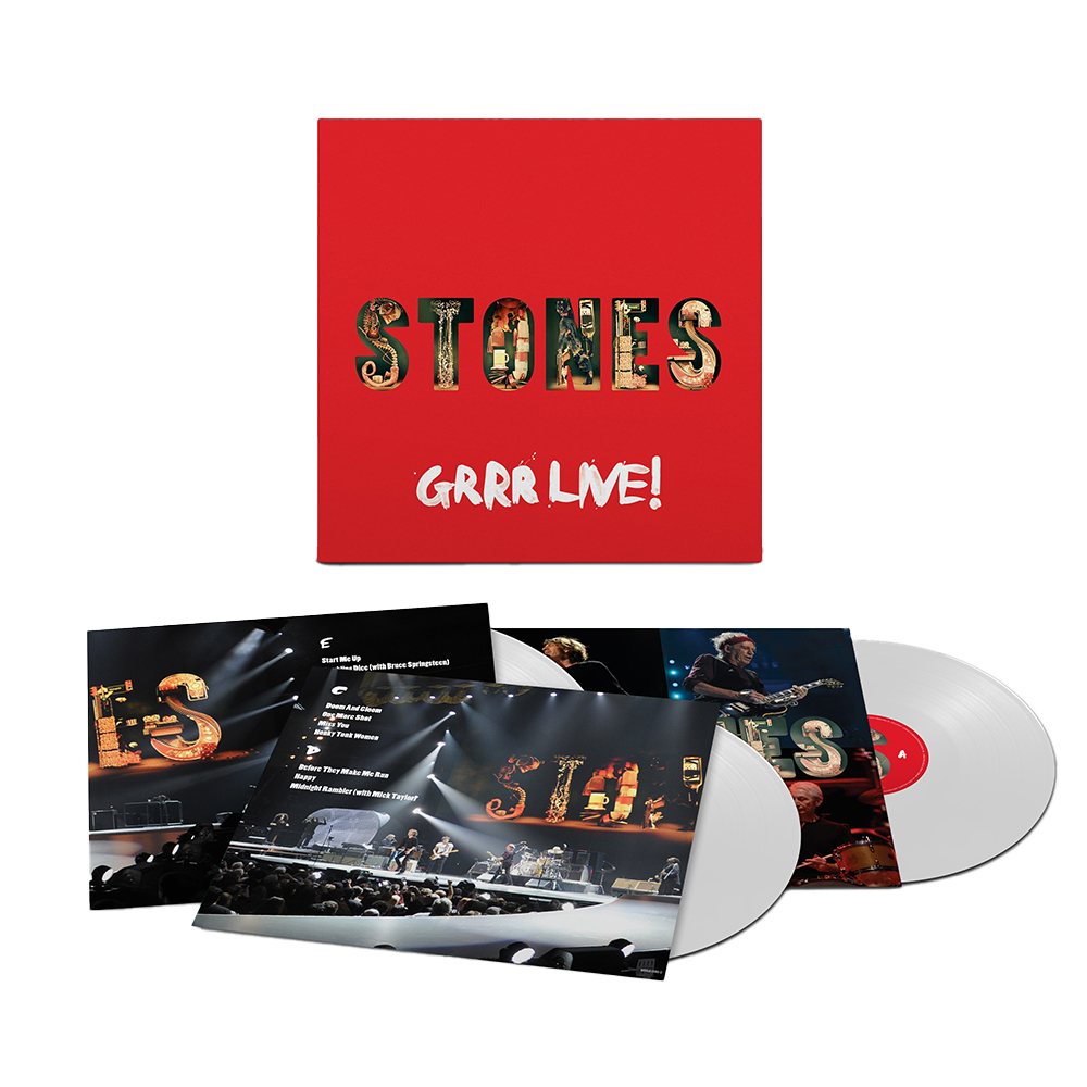 Rolling Stones - Grrr Live! 3LP (180g White Vinyl) - Mercury