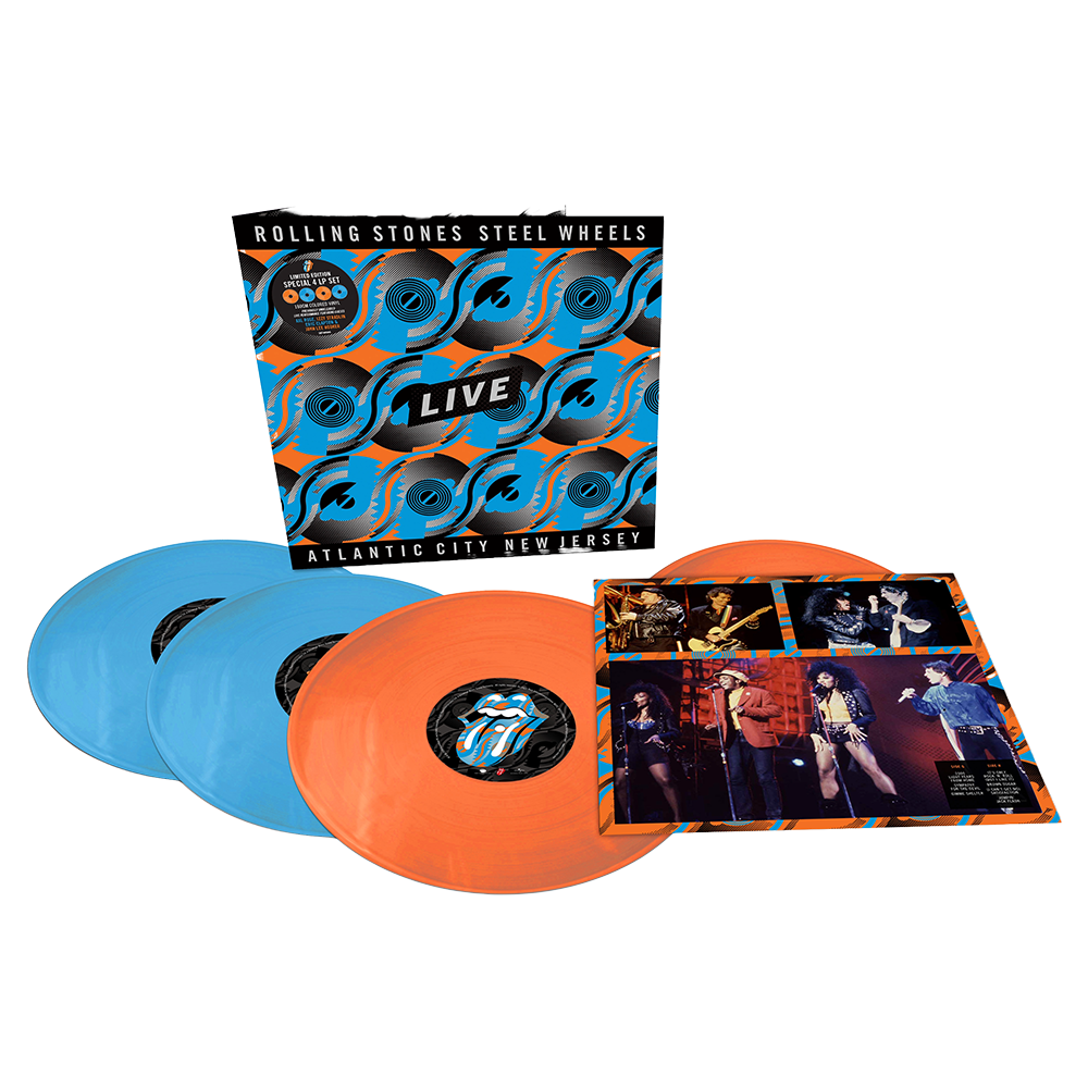 Rolling Stones - Steel Wheels Live Atlantic City, NJ 4LP Rolling Stones - Steel Wheels Live Atlantic City, NJ 4LP