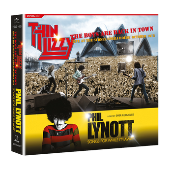 Thin Lizzy, Phil Lynott - Songs For While I’m Away + The Boys Are Back In Town Live At The Sydney Opera House October 1978 (2DVD + CD) Front