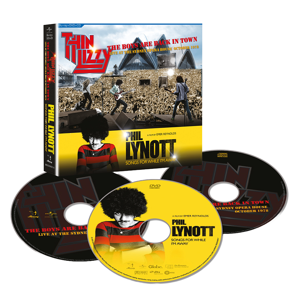 Thin Lizzy, Phil Lynott - Songs For While I’m Away + The Boys Are Back In Town Live At The Sydney Opera House October 1978 (BR/DVD/CD) Open