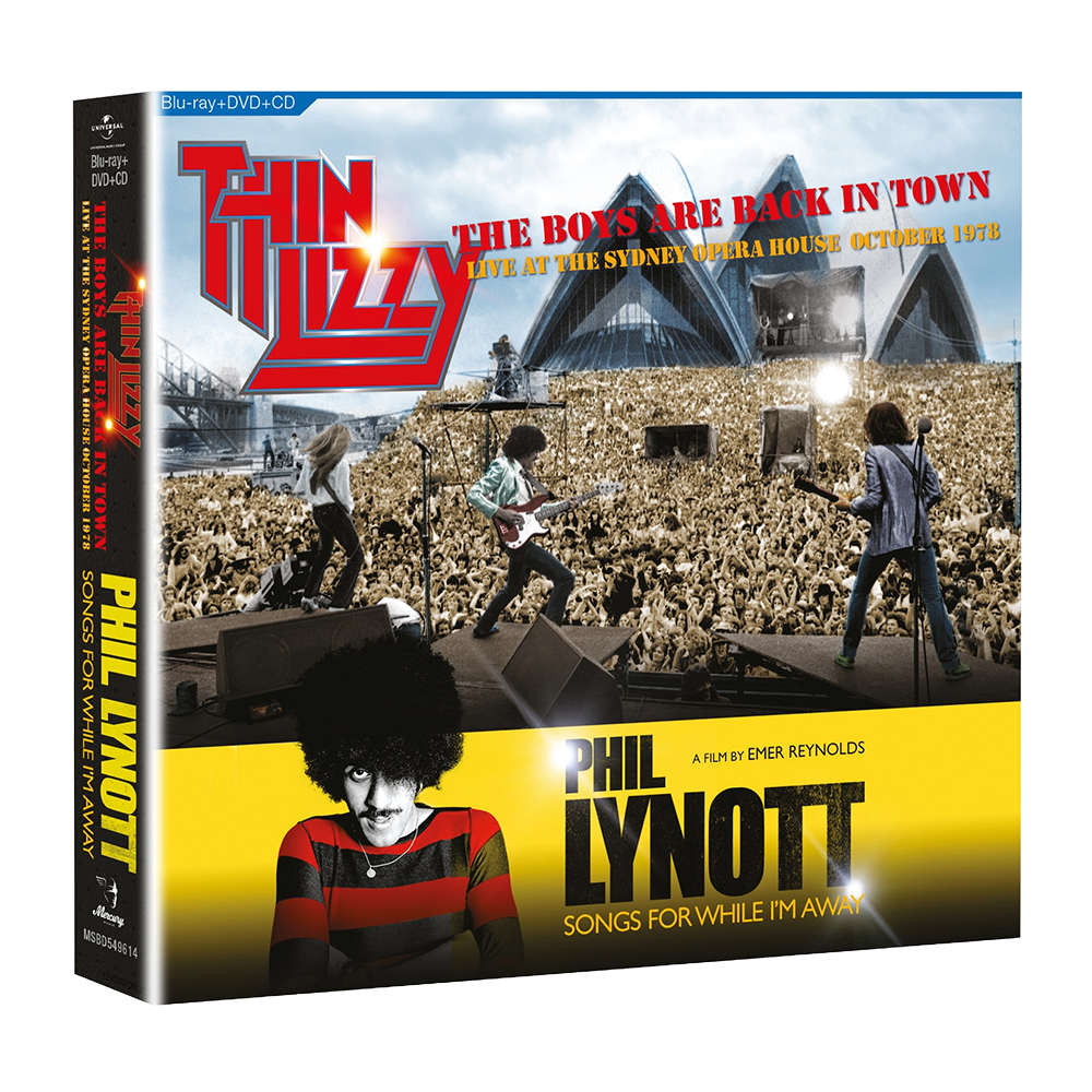 Thin Lizzy, Phil Lynott - Songs For While I’m Away + The Boys Are Back In Town Live At The Sydney Opera House October 1978 (BR/DVD/CD) Front