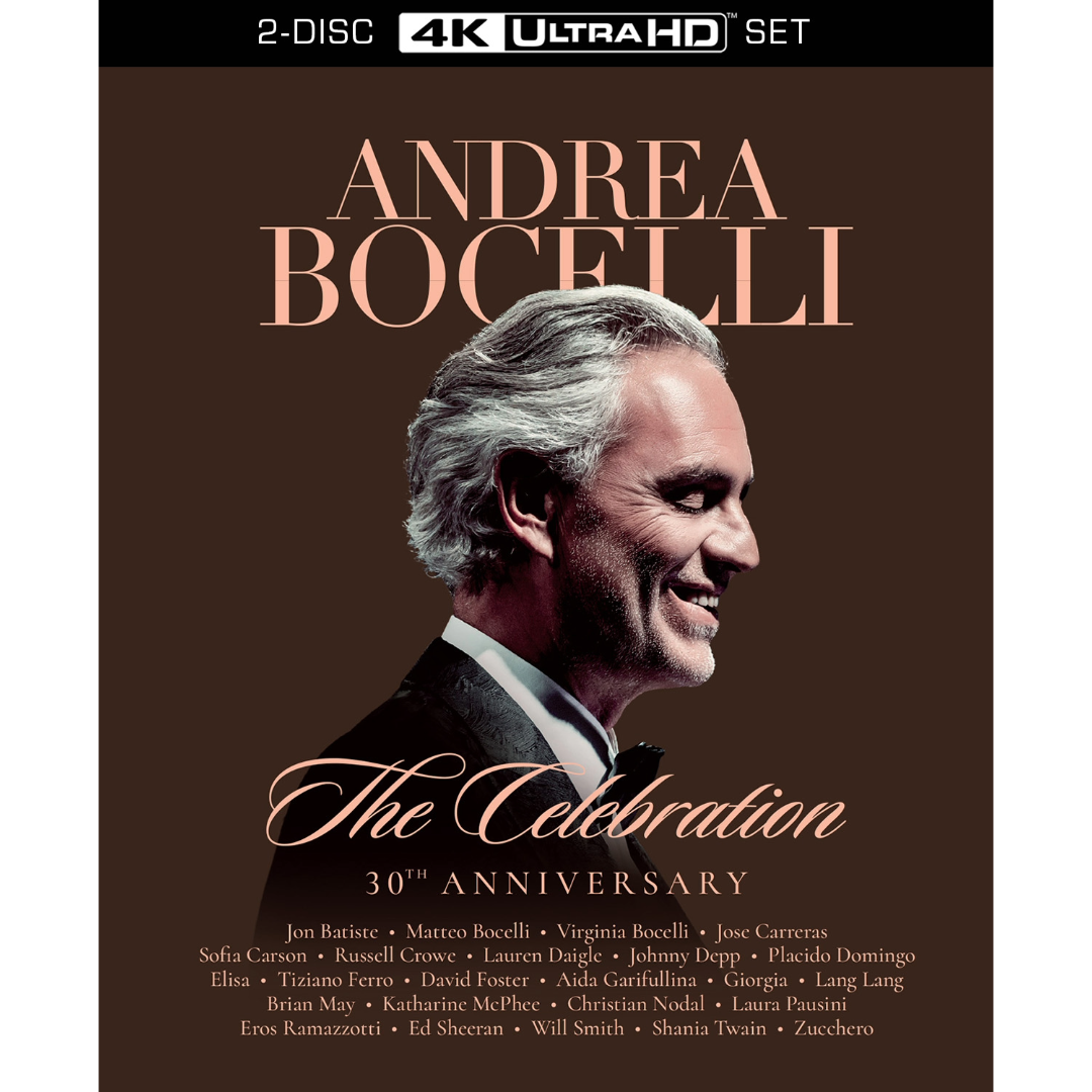 Andrea Bocelli: The Celebration 30th Anniversary 2x4K UHD Andrea Bocelli: The Celebration 30th Anniversary 2x4K UHD
