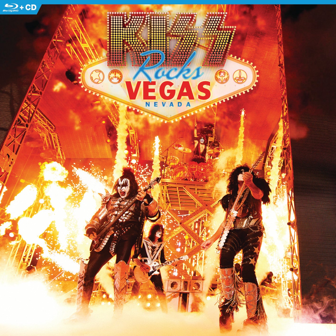 KISS: KISS Rocks Vegas Blu-Ray/CD cover