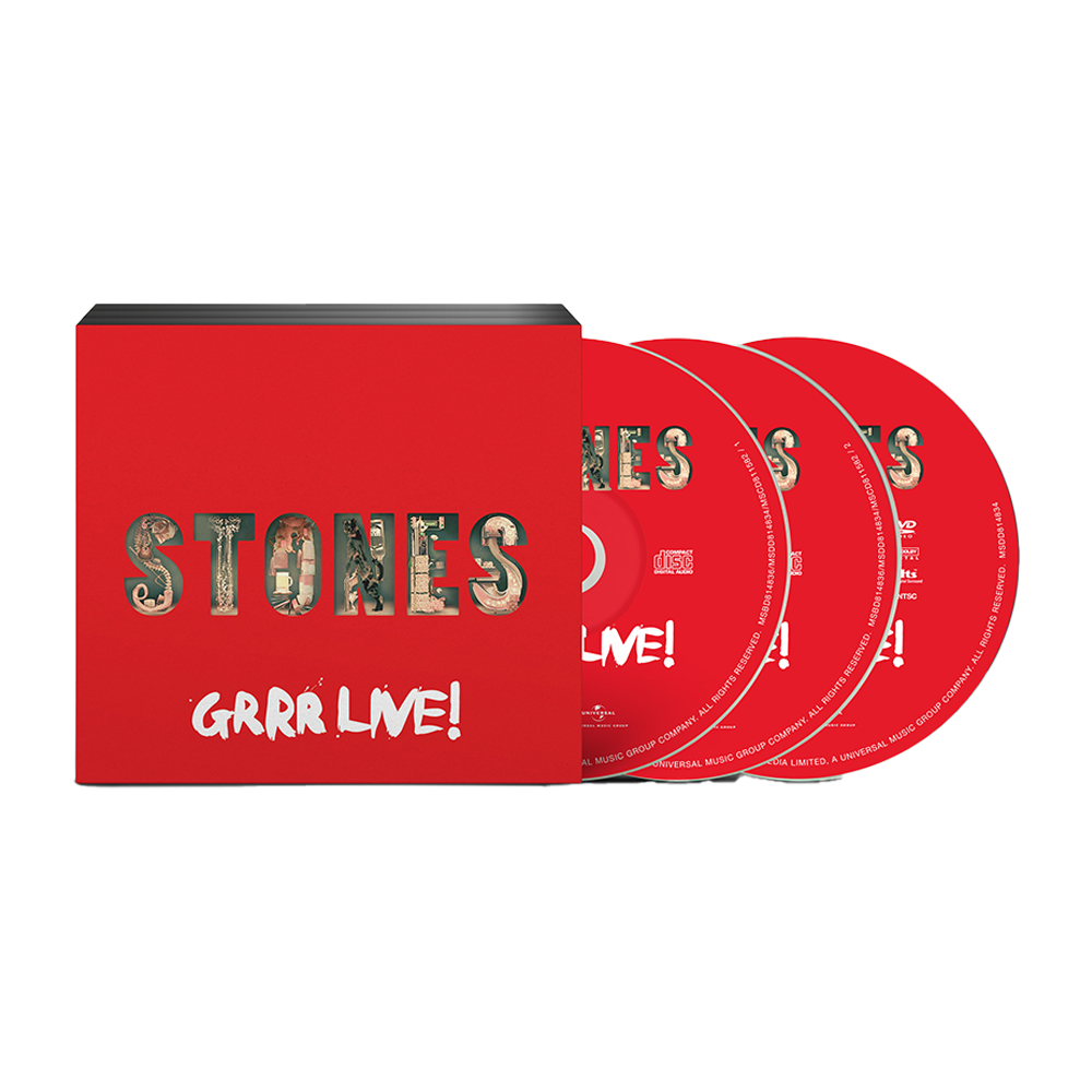 Rolling Stones: GRRR Live! DVD/2CD