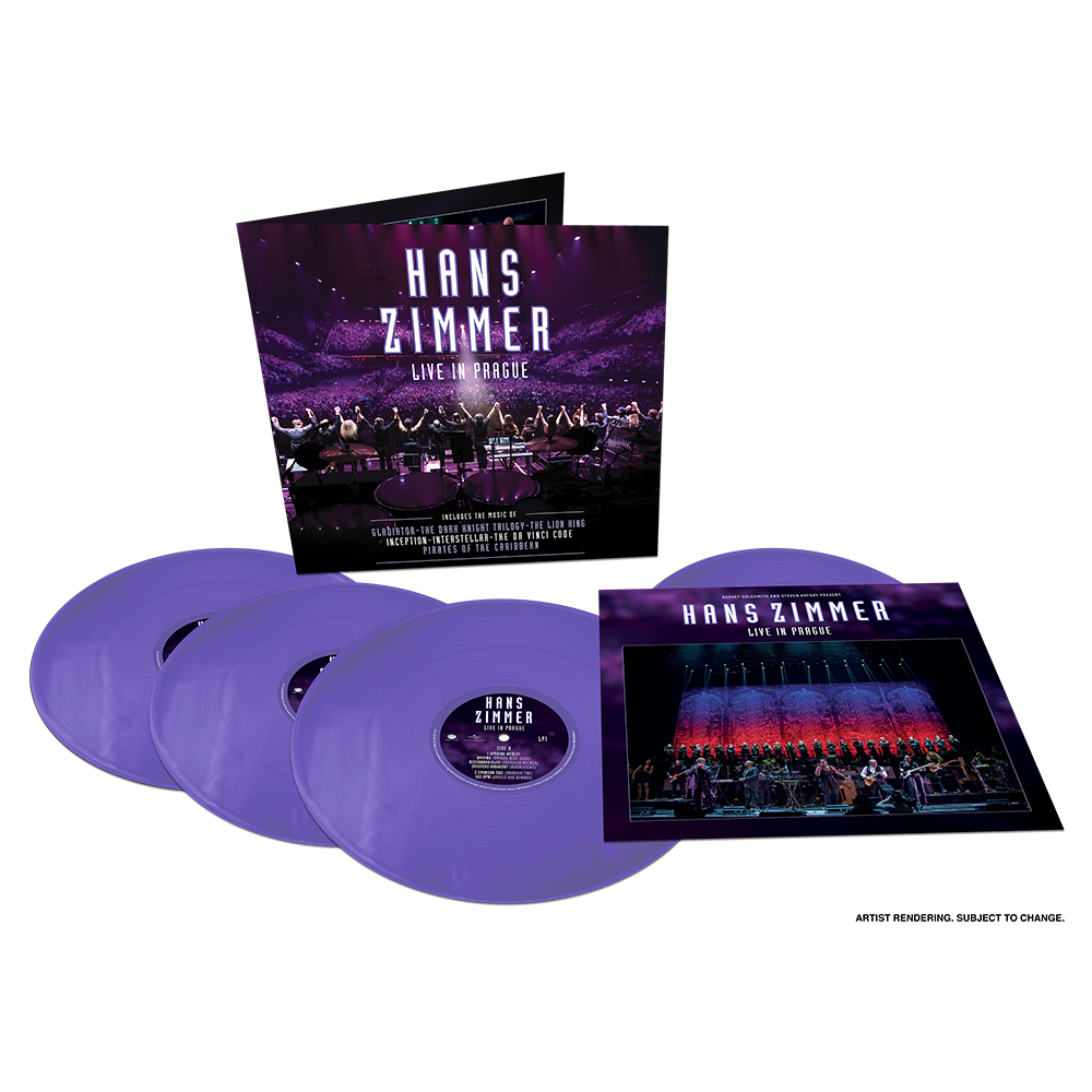Hans Zimmer: Live In Prague Purple 4LP Packshot
