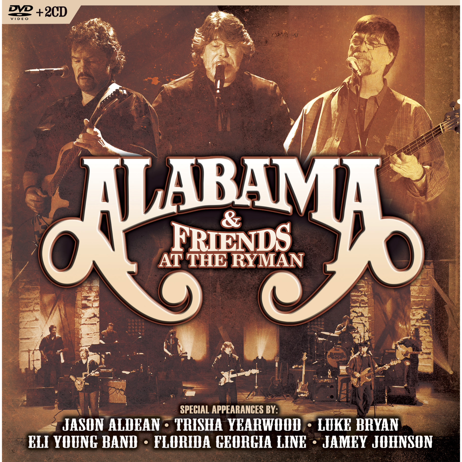 Alabama: At The Ryman DVD/2CD