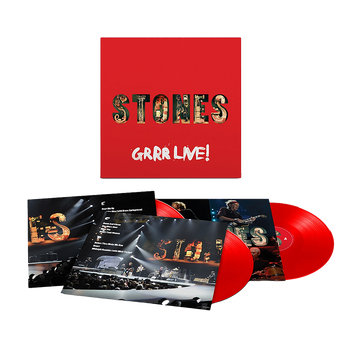 Rolling Stones - Grrr Live! 3LP (180g Red Vinyl)