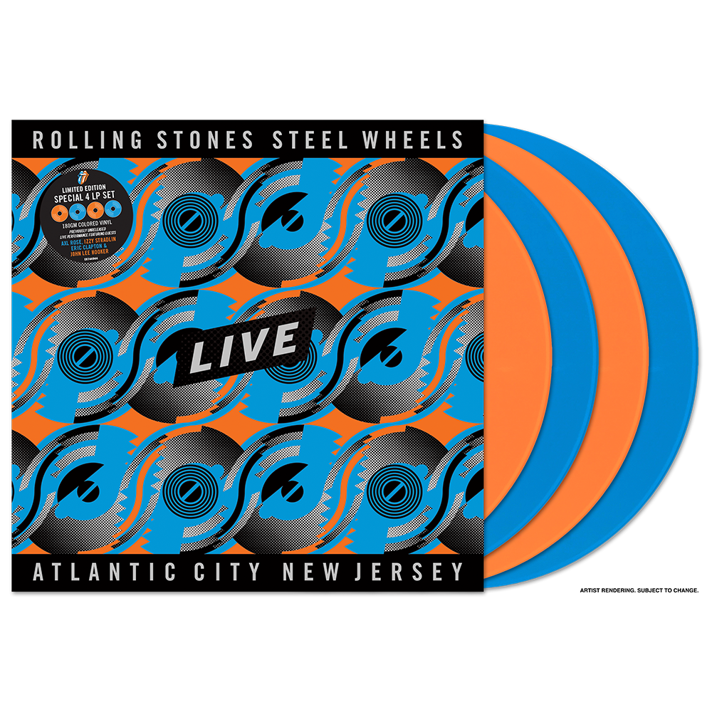 Rolling Stones - Steel Wheels Live Atlantic City, NJ 4LP Rolling Stones - Steel Wheels Live Atlantic City, NJ 4LP