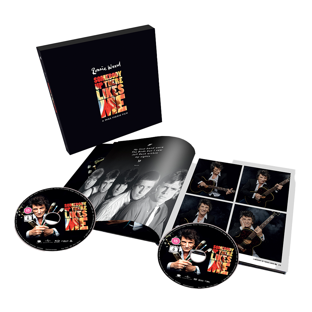 Ronnie Wood - Somebody Up There Likes Me (Deluxe BR/DVD + 40 Page Book) Open