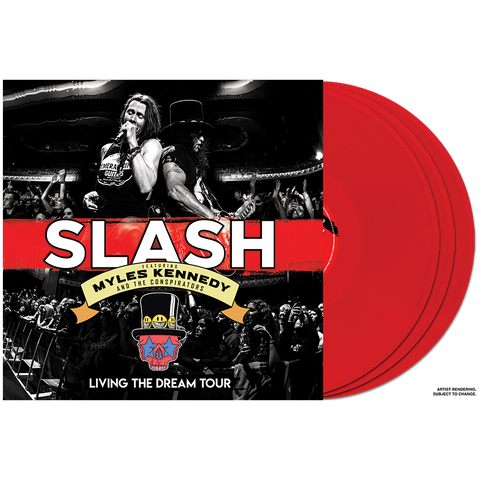 Slash featuring Myles Kennedy & The Conspirators - Living The Dream Tour 3LP (180g Red Vinyl)