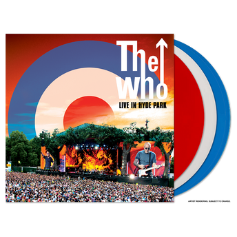 The Who - Live in Hyde Park 3LP (Blue/White/Red Vinyl)