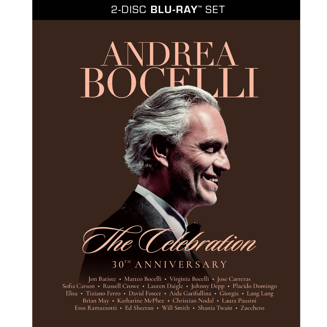 Andrea Bocelli: The Celebration 30th Anniversary 2xBlu-Ray Cover