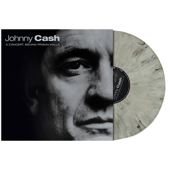 Johnny Cash	- A Concert Behind Prison Walls (Black & White Marble LP)